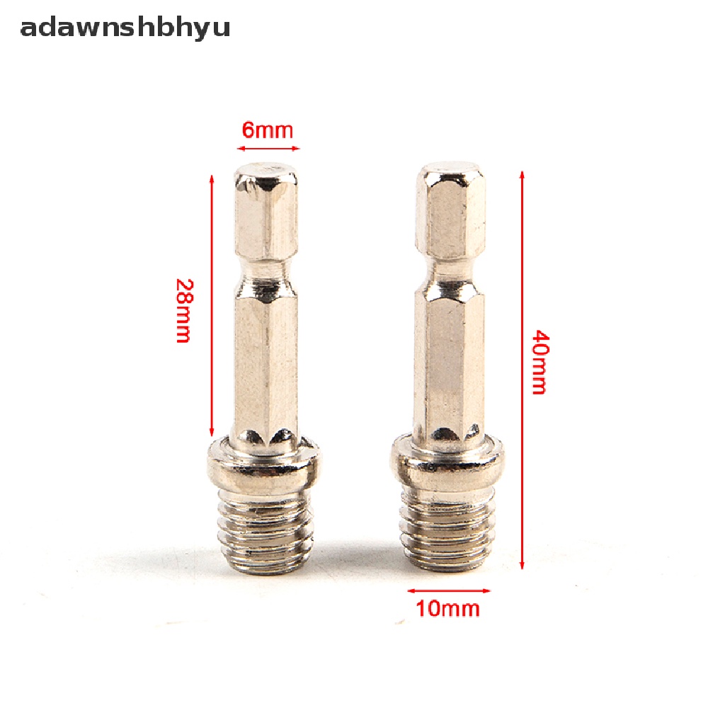 Adawnshbhyu 1Pc 1per4 Hexagon Connecting Rod Adapter Bor Chuck M10 Sambungan Disc Poles