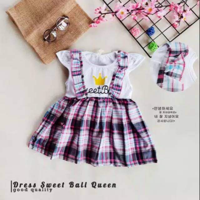 DRESS ANAK IMPORT SWEET BALL