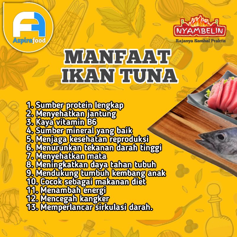 SAMBAL TUNA ASAP PREMIUM NYAMBELIN RAJANYA SAMBEL PRAKTIS