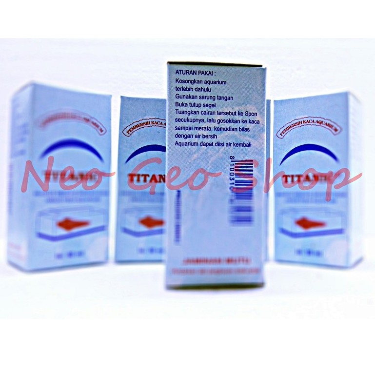 obat pembersih anti jamur kaca aquarium titanic 60 ml