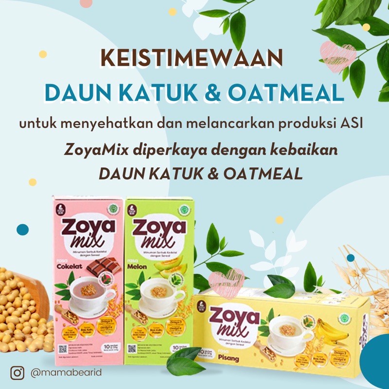 Mama Bear SOYA MIX / Zoya Mix 200gr Melancarkan Produksi ASI