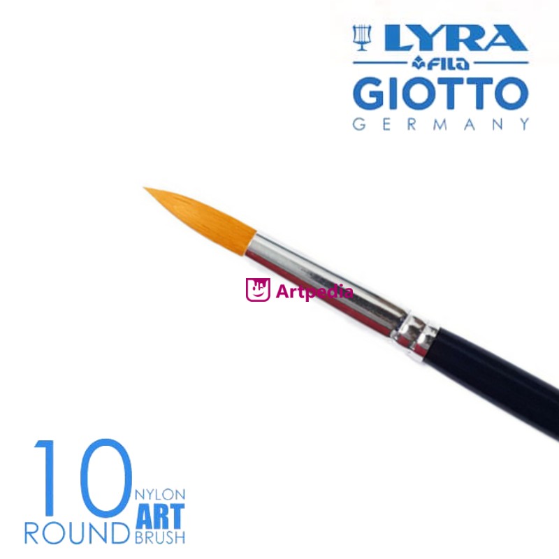 

Kuas Lyra Bulat 10 - Lyra Art Brush Round No.10 -Kuas Lukis Lyra -Lyra Taklon Art Brush Round No. 10
