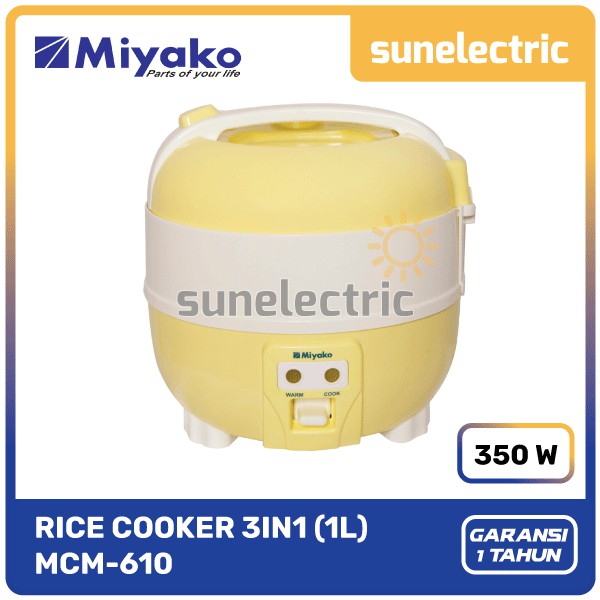 Jual Miyako MCM-610 Magic Warmer Plus 1 Liter MCM610 / MCM 610 - KUNING ...