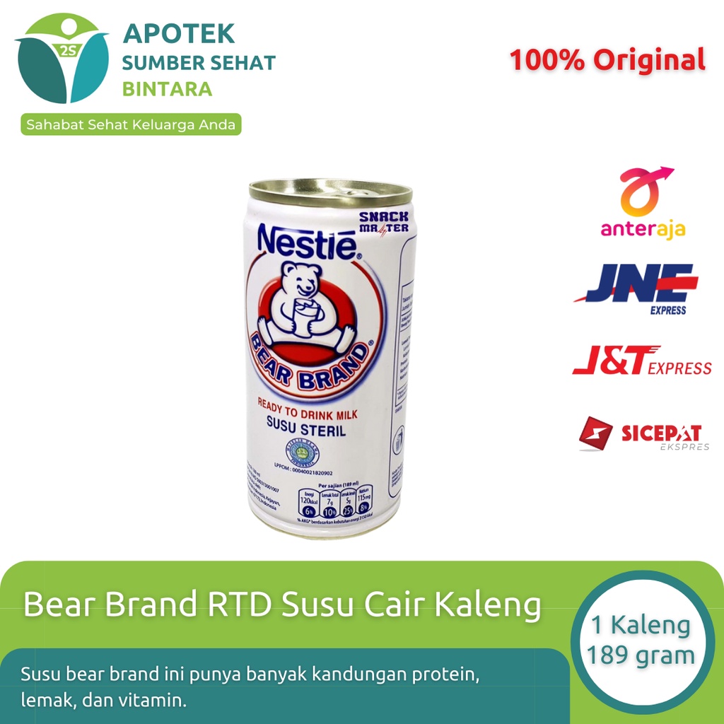 

Susu Beruang Bear Brand 189 ml