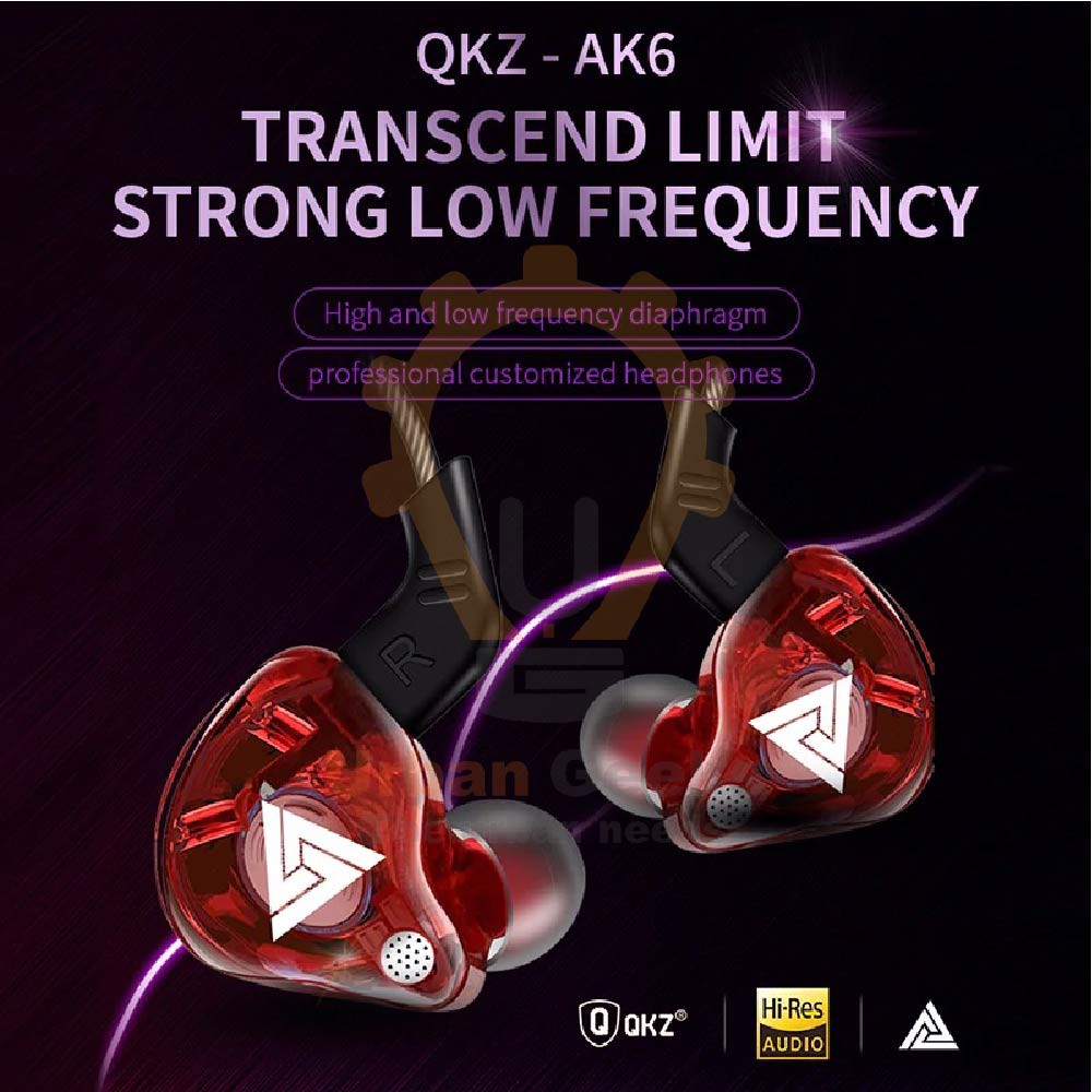 QKZ AK6 Quality Knowledge Zenith With Mic Sports In-Ear Hi-Res not CK5