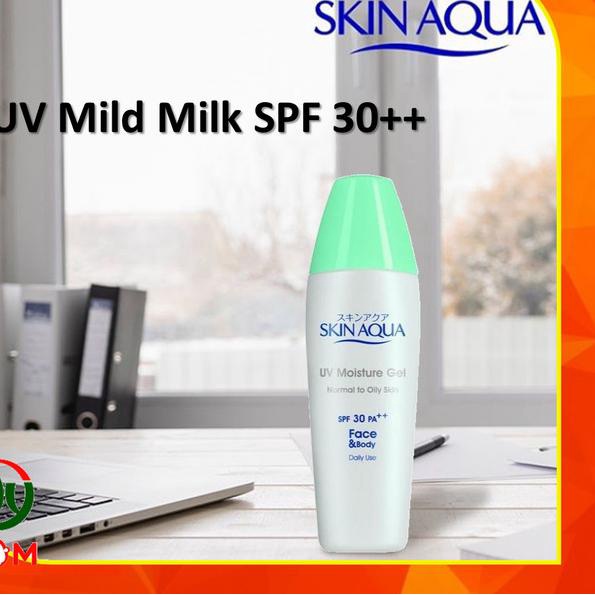 ✮ [] Skin Aqua UV Moisture Gel SPF30 PA++ 40gr / SkinAqua / MY MOM - Hijau SPF30 ֍