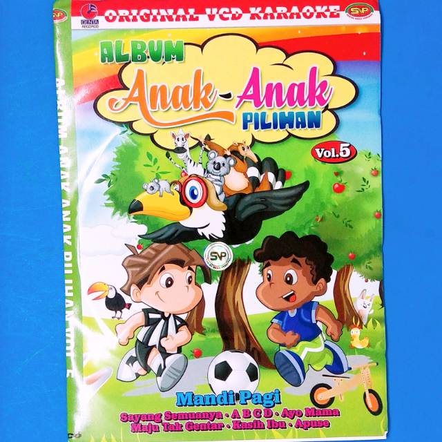 Kaset VCD Lagu Edukasi Anak Belajar ABC - Hiburan Anak PAUD