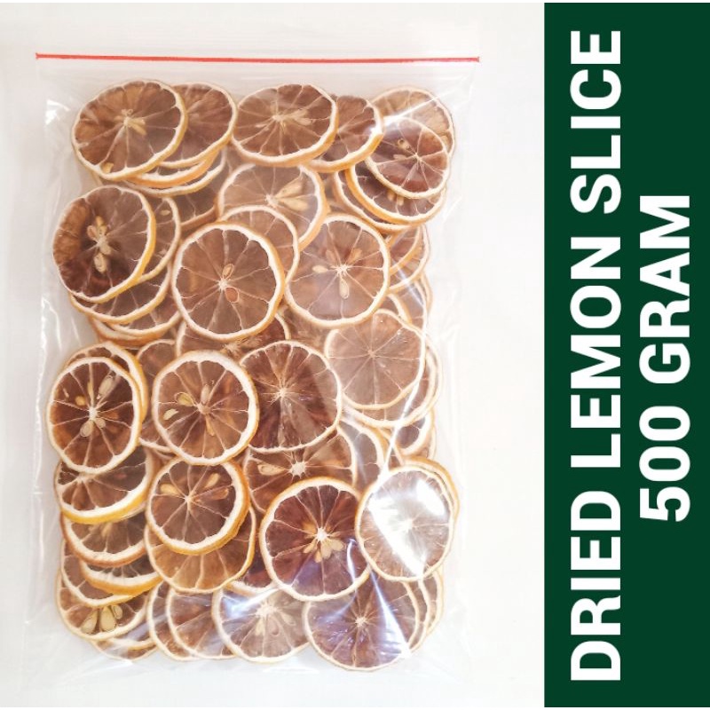 Dried Lemon Slice Premium / Jeruk Lemon Kering Iris 250 Gram