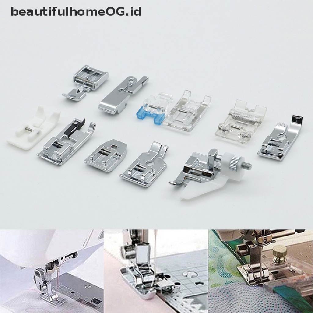 11 Pcs Presser Foot Multifungsi Untuk Mesin Jahit Domestik