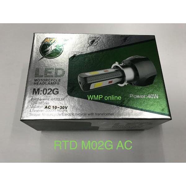 Lampu Depan RTD M02G DC 40W 3led / 3mata LED