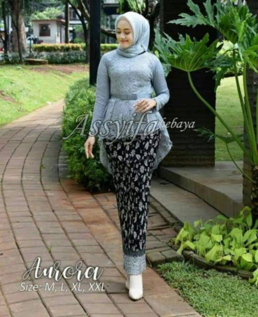 AZURAH SCRAF // KEBAYA MODERN AURORA PINGUIN / KEBAYA BROKAT AURORA / AURORA BROKAT