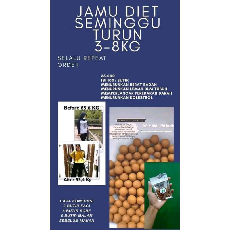 

Paket Hemat Jamu Diet Jadoel 3 pcs