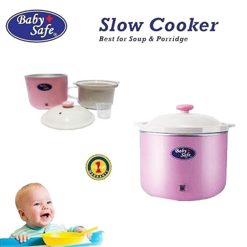 Baby Safe Slow Cooker Light Indicator LB009 - Alat Pengolah Makanan Bayi