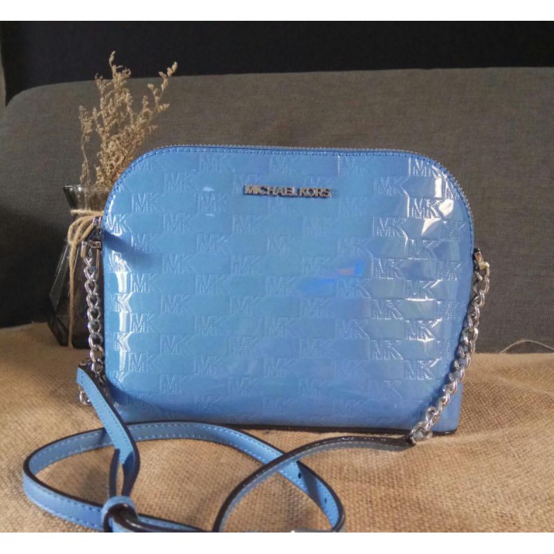 MICHAEL KORS SLING BAG BLUE