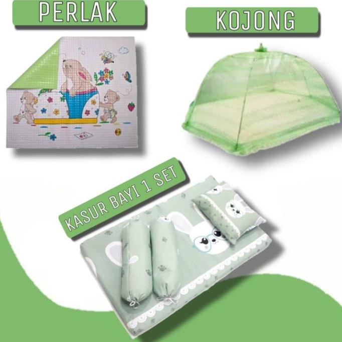 PROMO PAKET PERLENGKAPAN TIDUR BAYI 1 SET LENGKAP KASUR BAYI 1 SET KOJ XCVFCF654654
