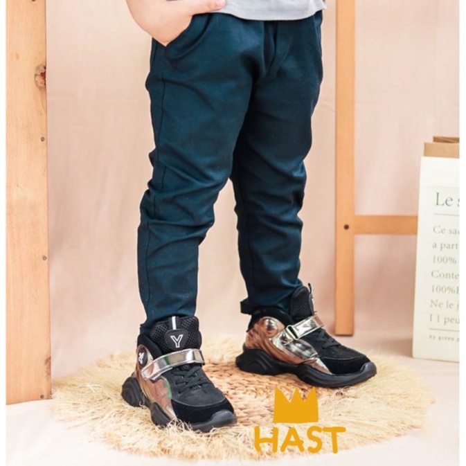 Celana Chino Anak Panjang 6 Warna/Bawahan Anak Terlaris 1-9 Tahun/Celana Anak Bisa COD/ HASTSTORE-NAVY PJG