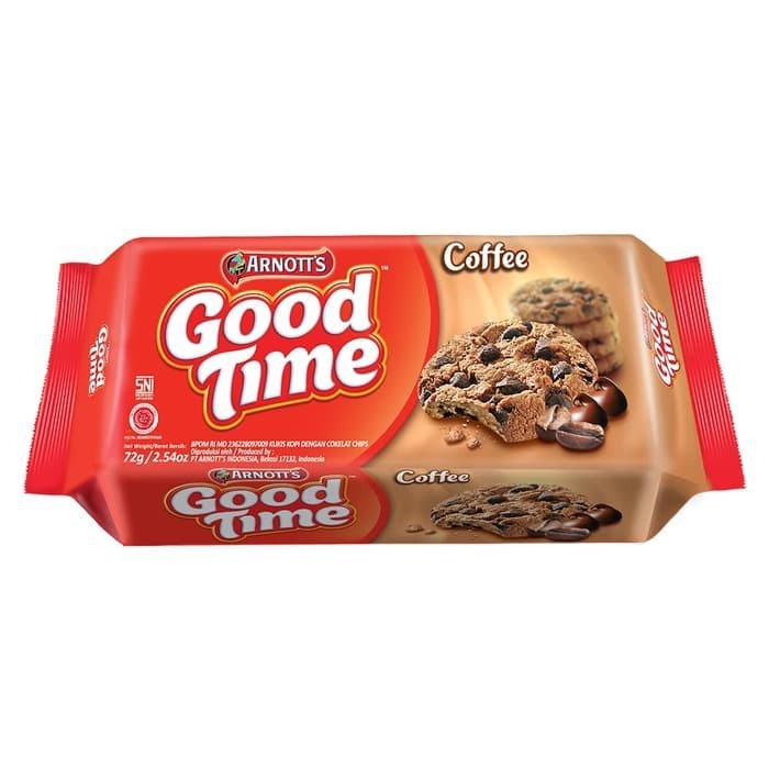 Jual Good Time Coffee Chocochips Cookies 72 Gr Shopee Indonesia