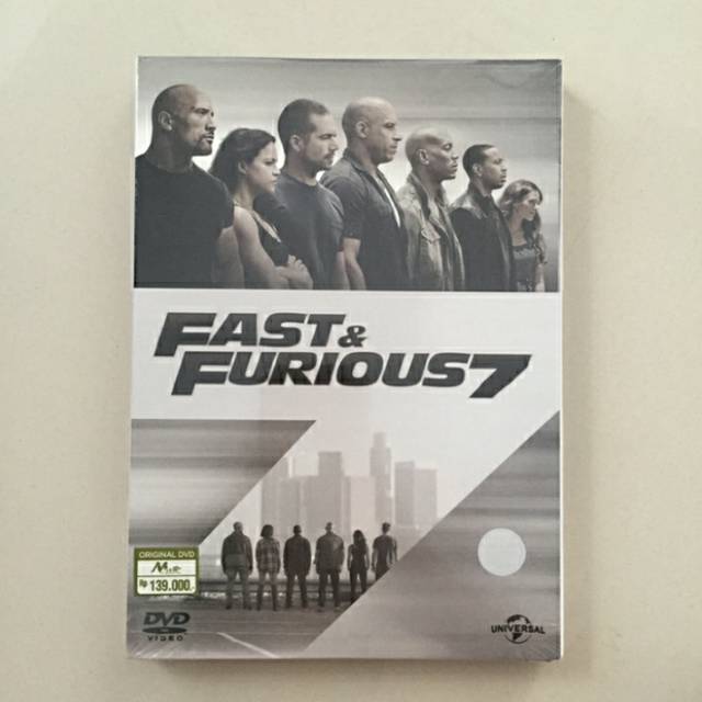 Film DVD FAST & FURIOUS 7 (ORI/BARU/SEGEL)