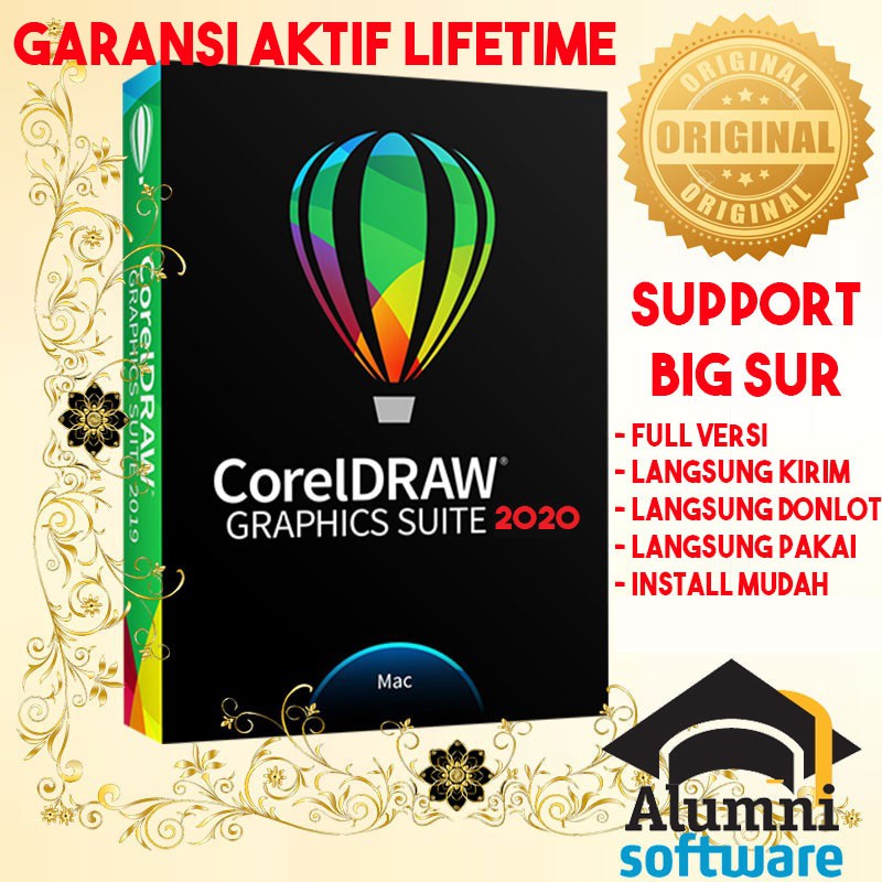 [FULL VERSION] CorelDRAW 2020 LIFETIME Mac BIG SUR - GARANSI AKTIVASI