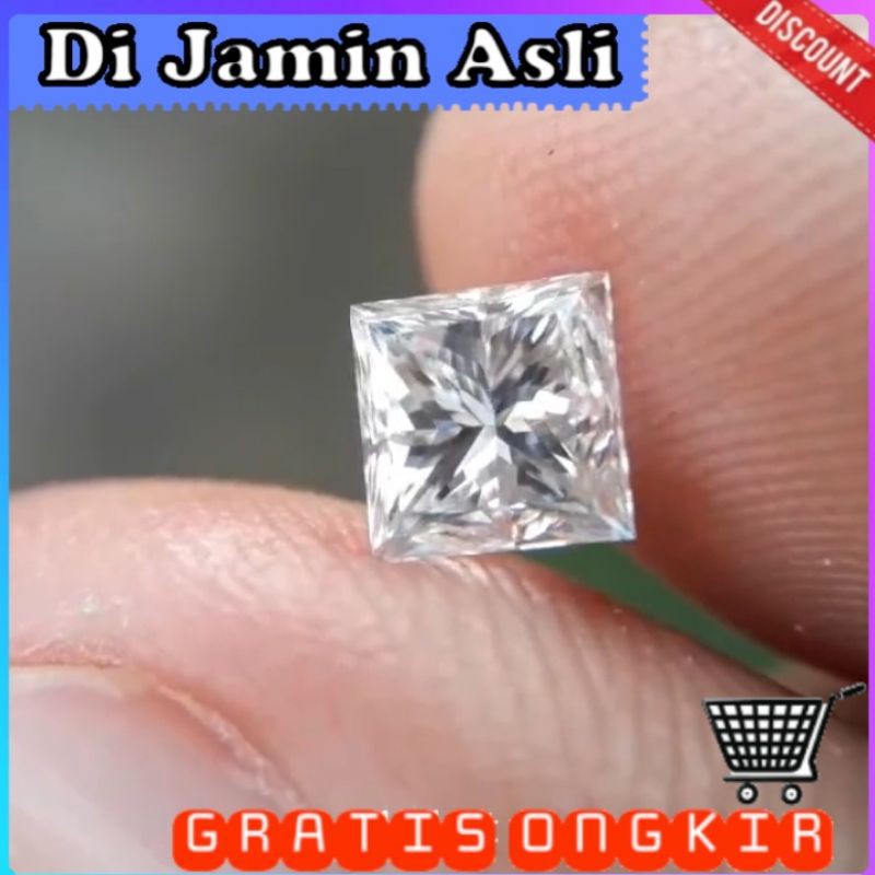 natural diamond putih bersih asli berlian alam bukan batu ruby safir zamrud bacan akik perhiasaan