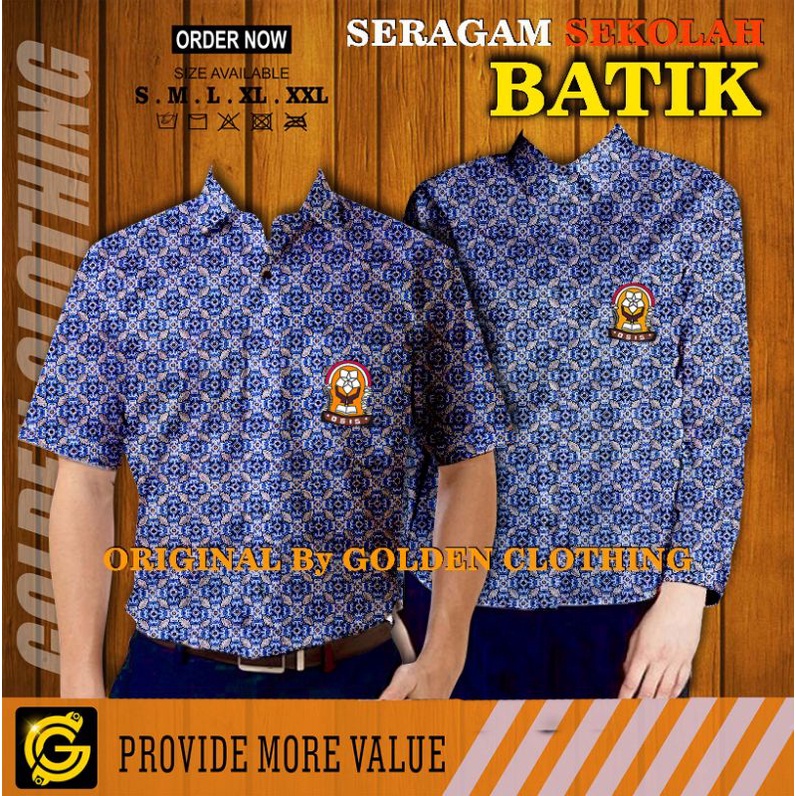 BAJU SERAGAM BATIK SMP