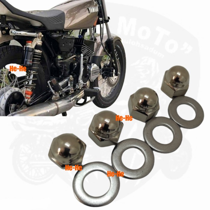 BAUT SHOCK BELAKANG RX KING RXS RXK BAUD SHOCK RX KING SETARA ORIGINAL MUR BAUT RX KING MUR TOPI MUR