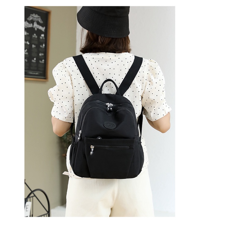 Tas Wanita Tas Ransel Korea Remaja Sekolah Kuliah Wanita Backpack Terbaru 2023 Tas Fashion Chibao Original L-066