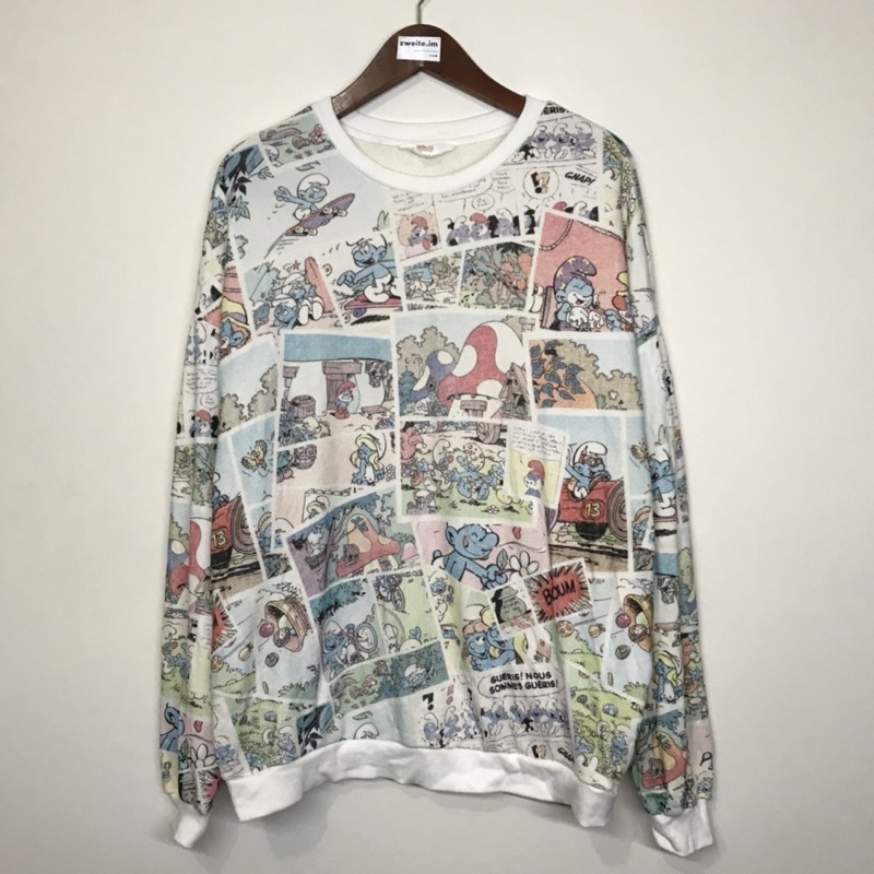 Sweatshirt Crewneck AOP Whole Hauss Women Second AAS088