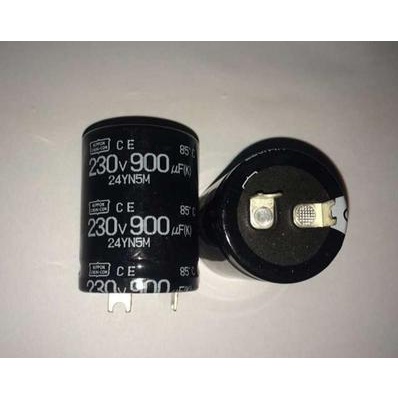 2pcs Kapasitor Ac 230V900UF 230V 900UF Model Kaki Datar Lebar