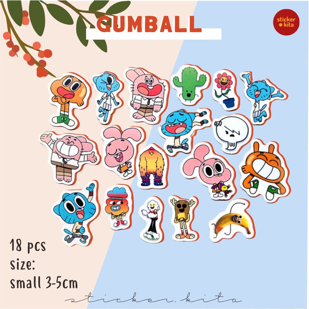 

Gumball - Sticker Tumblr Aesthetic [FREE GIFT] // BISA CUSTOM STICKER STICKER.KITA