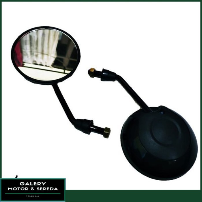 Spion Motor New Scoopy ISS Bulat Hitam Honda Variasi Aksesoris Motor Murah