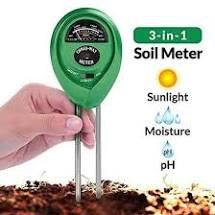 Soil Analyzer Moisture Meter 3 In 1 - Ph Meter - Light Meter Alat Ukur Ph Moisture Sunlight Tanah