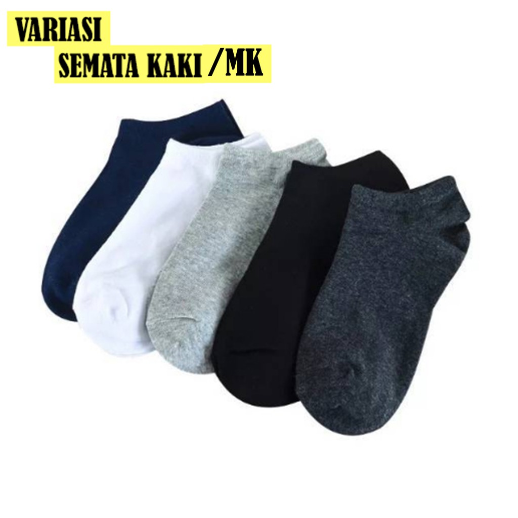 1PASANG Kaos Kaki pria hitam polos panjang dewasa/ Kaos kaki Pria pendek panjang/kaos kaki kerja-4