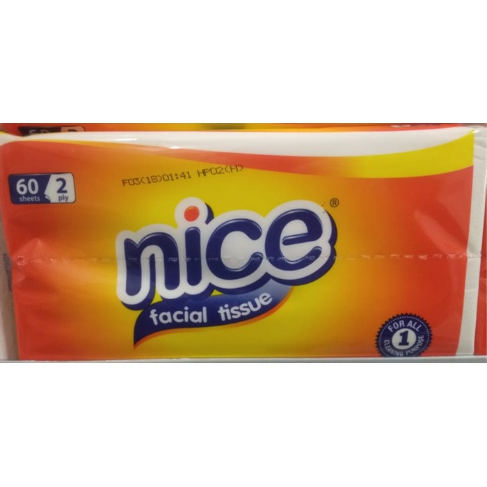 Tisu Wajah Nice/ Tissue Travel Pack Nice 60 s/ Tissue Facial Nice