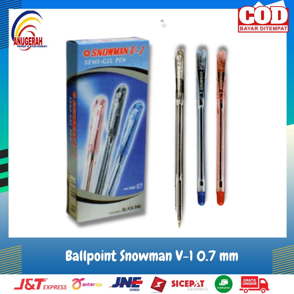 

Ballpoint SNOWMAN V1/V-1 0.7MM (LSN)