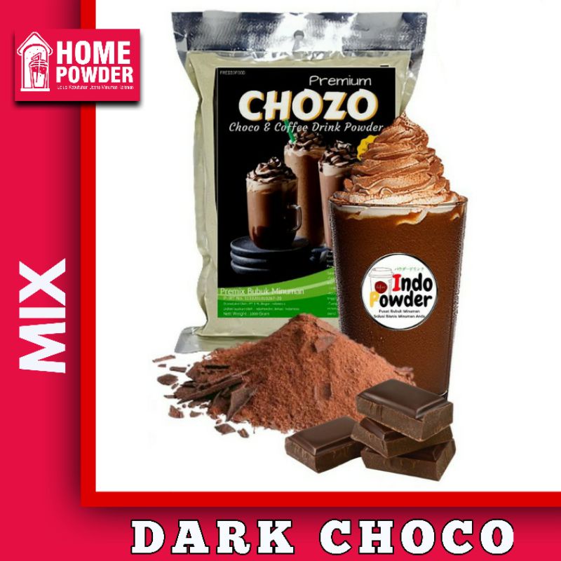 

Bubuk Minuman Dark Choco 1kg Bubuk Nyoklat Franchise Minuman Kekinian Cafe Resto Kedai Minuman Muran