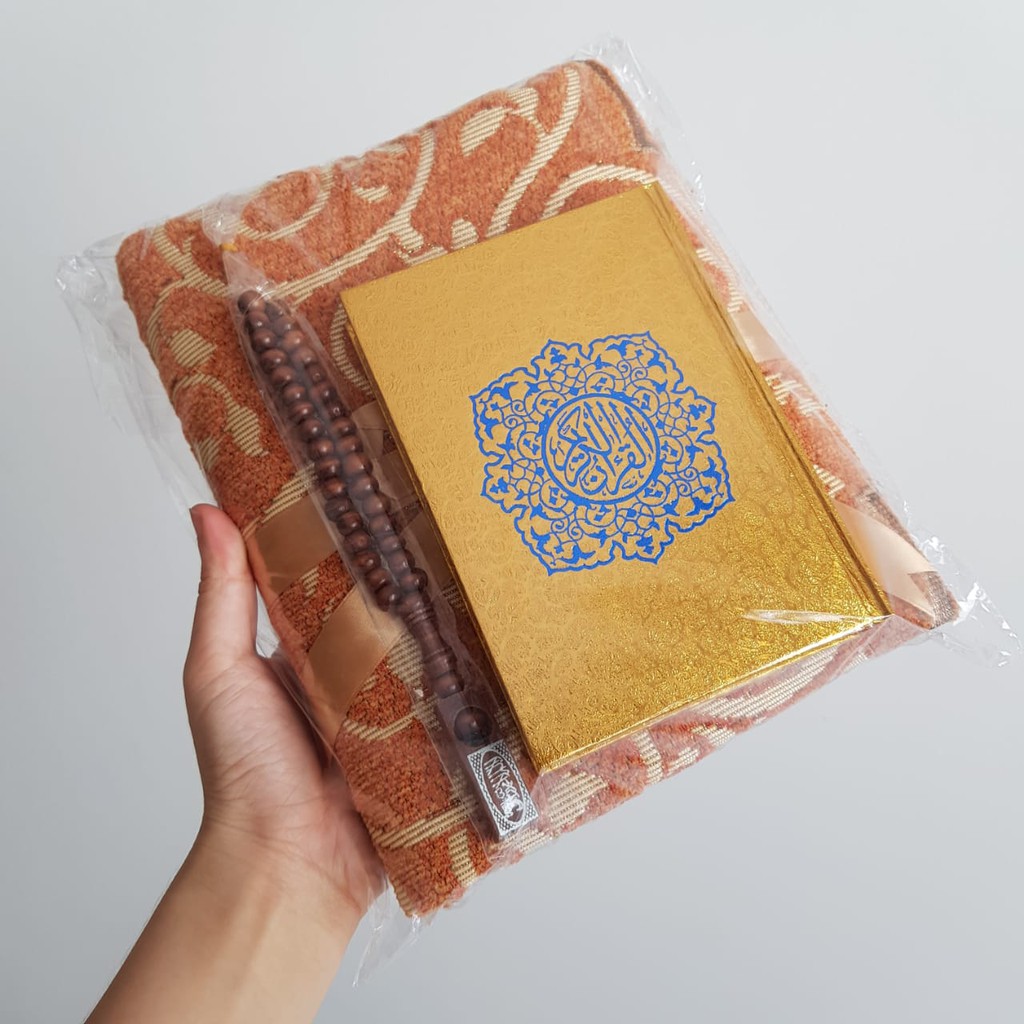 [S9QA6T] SAJADAH S9 + AL QURAN A6 + FREE TASBIH KAYU