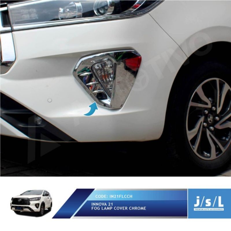 cover foglamp New Innova 2021 chrome jsl