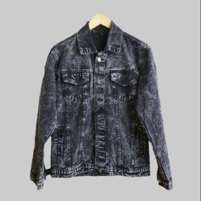 jaket jeans washed
