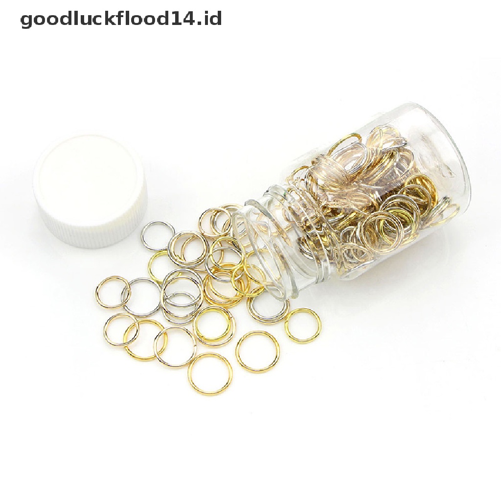 [OOID] 180pcs/box Women Boho Hip-Hop Braid Gold Silver Ring Hair Clip Pin Accessory DIY ID