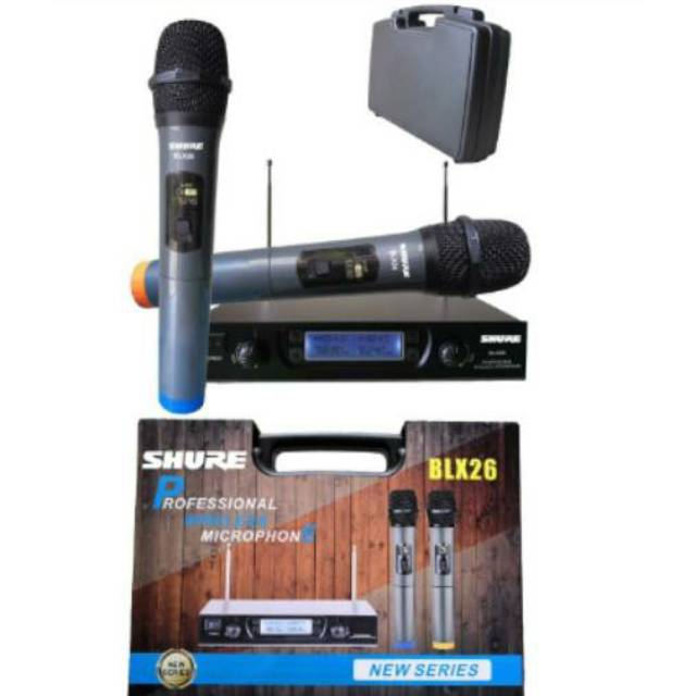 MIC WIRELESS SHURE BLX26/BLX 26 FREE KOPER ( HANDHELD )