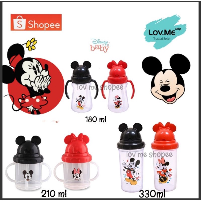 lov me❤ Lusty Bunny Disney Trainning cup Flip Top- Botol sedotan 180ml 210ml 330ml -dmm3011 dmm3012  dmm3014 dmm3015 dmm3016 dmm3017