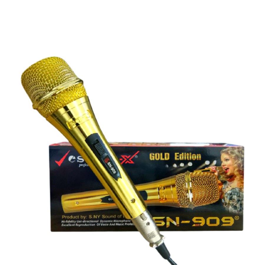 Mic SONY GOLD EDITION / Mikrofon SONY / MIC SONY / MICROPHONE SONY