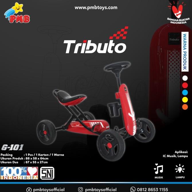 GOKART TRIBUTO TYPE G-101 (MERAH)