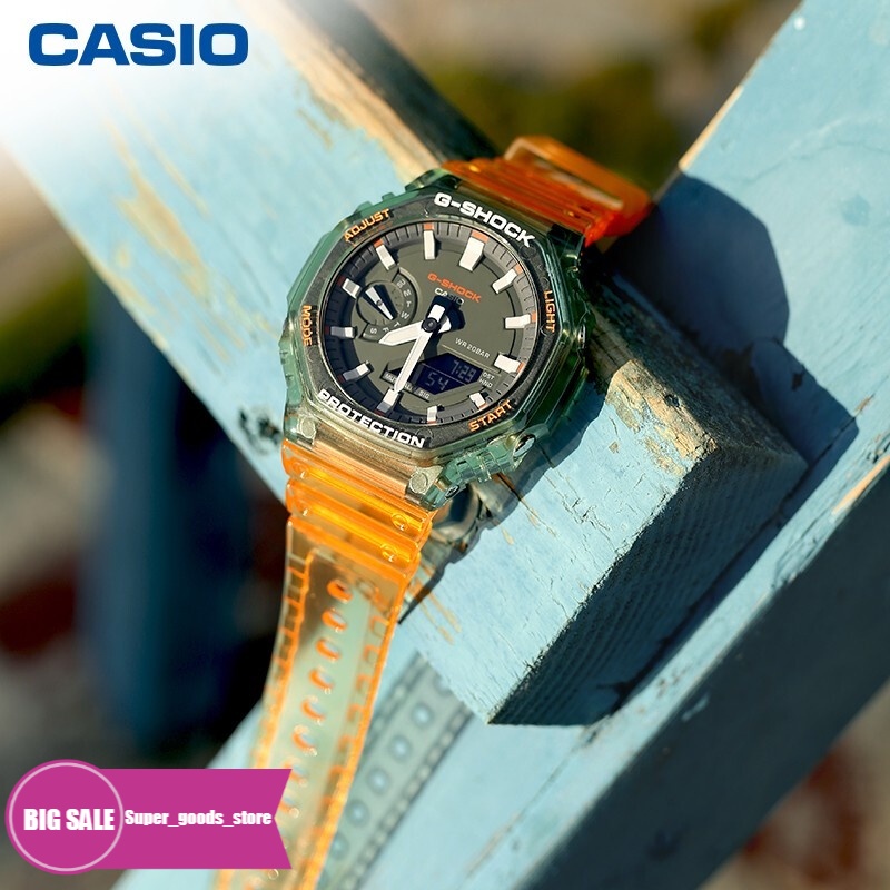 G-SHOCK GA-2100HC-4APR HIDDEN COAST Theme Fashion Sports Unisex Watch Quartz Waterproof Watch