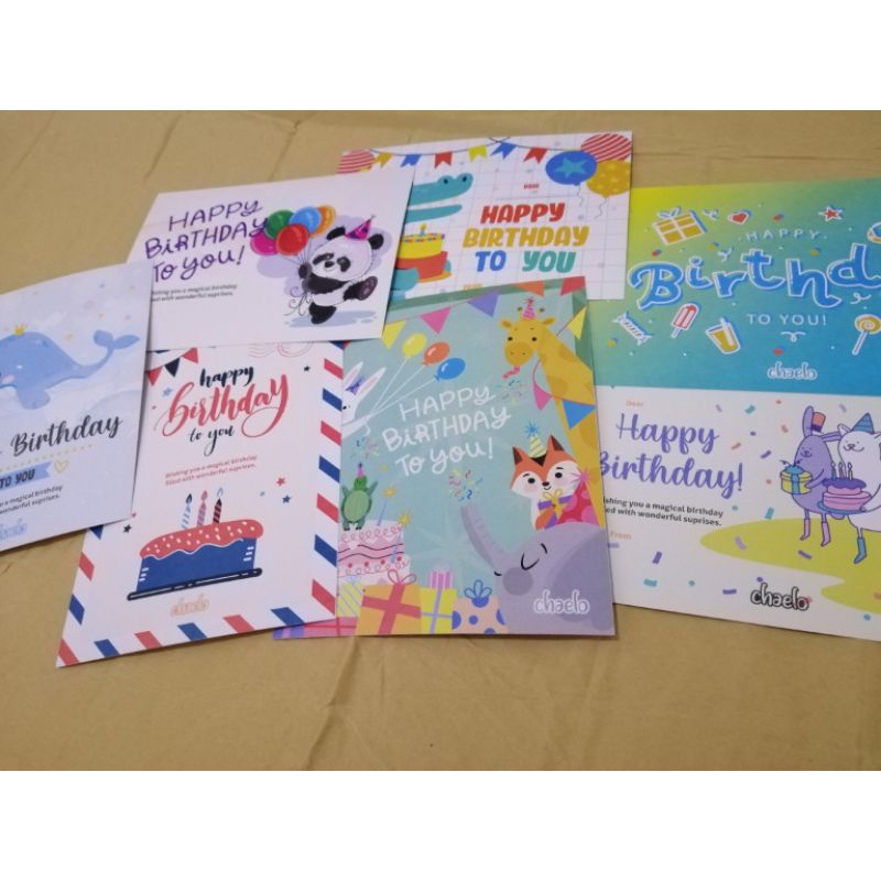 

Kartu Ucapan Ulang Tahun Lucu (Birthday Card)+ Kertas Kado (dibungkusin)