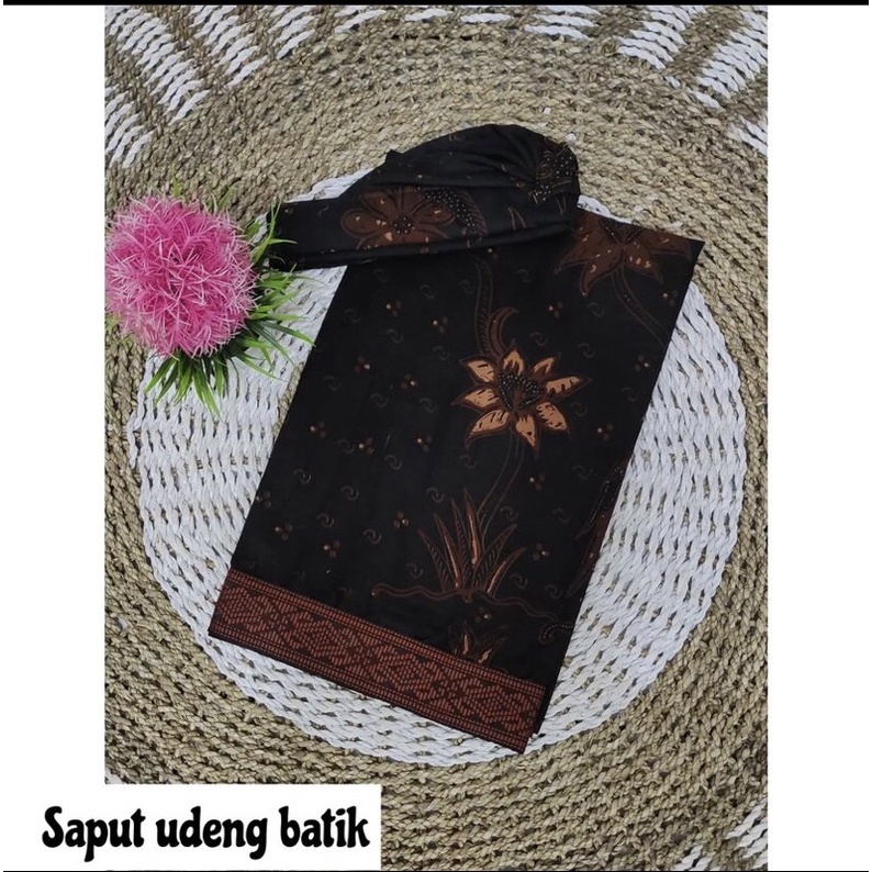 set udeng + saput Batik