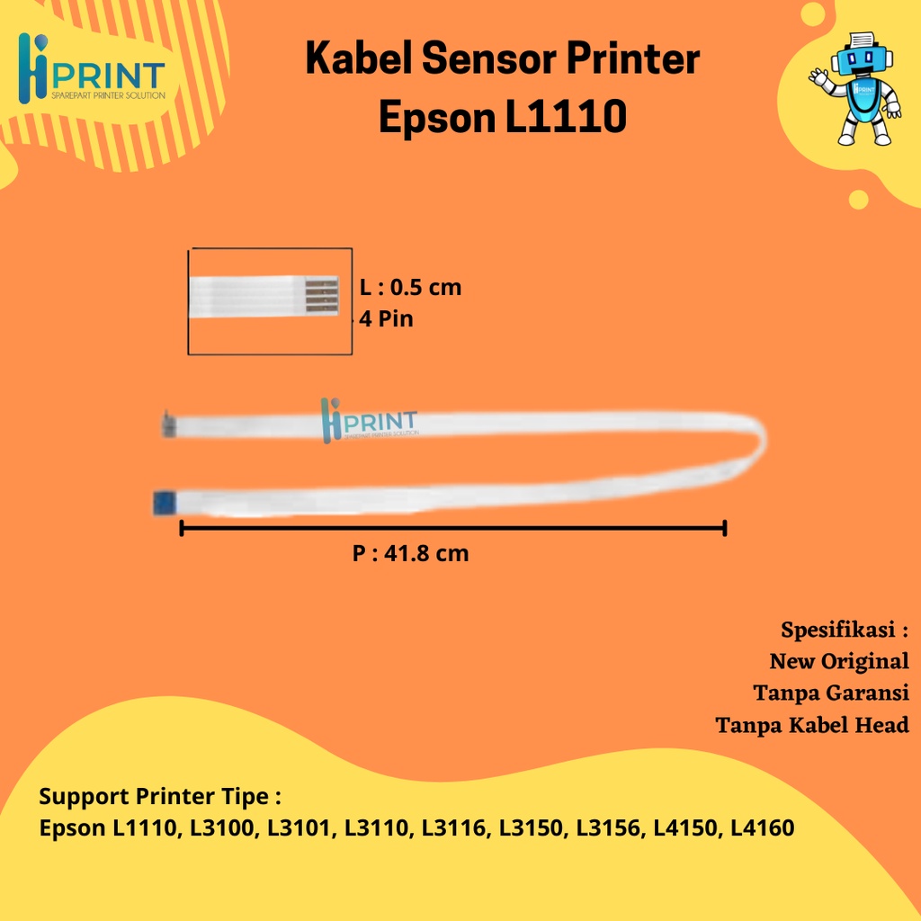 Jual Kabel Sensor Printer Epson L1110 L3100 L3101 L3110 L3116 L3150 L3156 L4150 New Original 6707