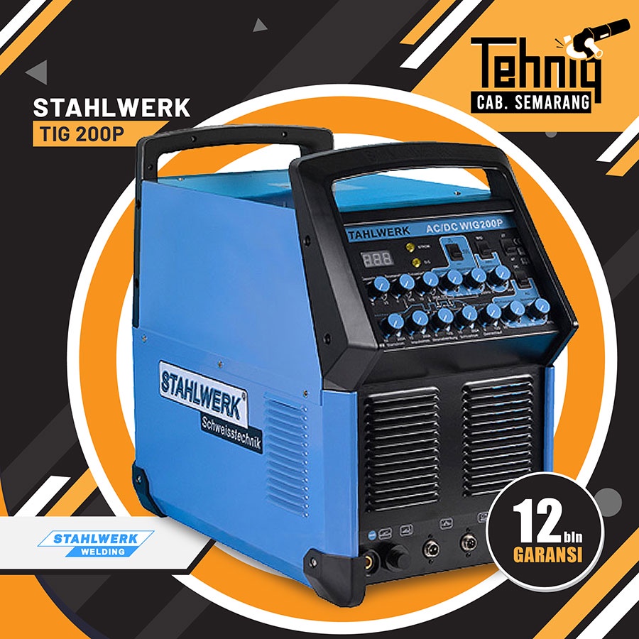 Mesin Las Listrik STAHLWERK TIG-200PS AC/DC Argon Aluminium Argon AC/DC Pulse