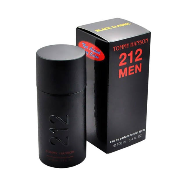 PROMO - PARFUM PRIA TERBAIK BPOM - 212 MEN BLACK CLASSIC 100 ML